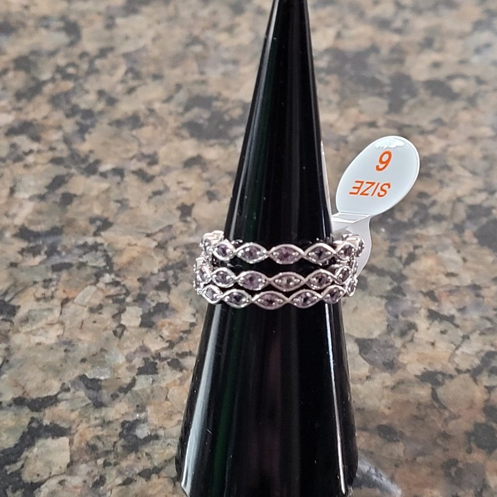 Bomb Party RBP4928 "Farmhouse Unicorn" Sapphire Cubic Zirconia Sz 6